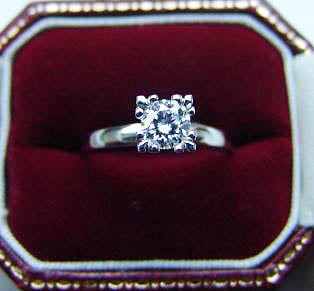 Diamond Engagement Ring Fishtail Prong Setting
